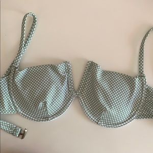 Sunny Bunny Swim Green Polka Dot Bikini Top